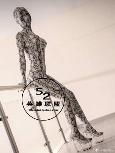 独家蛇纹全包紧身衣舞台表演服装