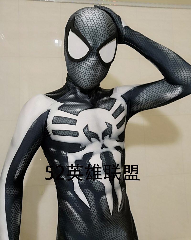 52英雄联盟黑色2099蜘蛛连体紧