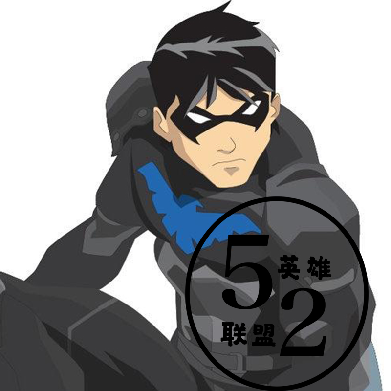 夜翼Nightwing印花衣服