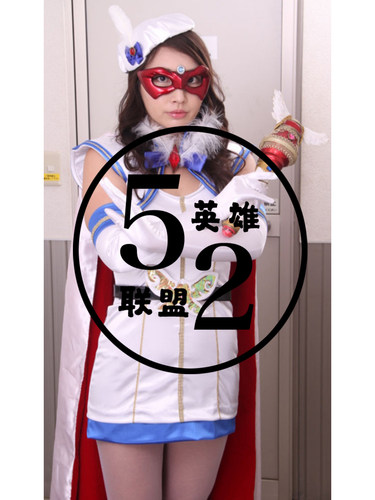 魔法少女缎面拼接连体裙