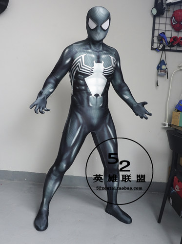 52英雄联盟连体黑色连体紧身衣 漫展cosplay毒液套装 定制包邮 - 封面