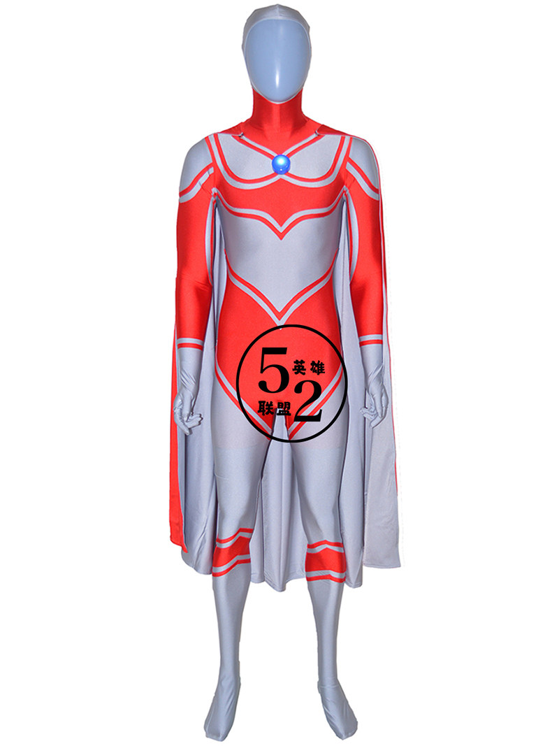 杰克凹凸曼氨纶连体漫展双层披风