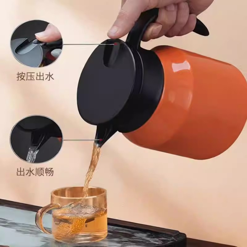 盛莱德优选焖茶壶不锈钢保温水壶家用老白茶闷泡壶茶水分离泡茶壶