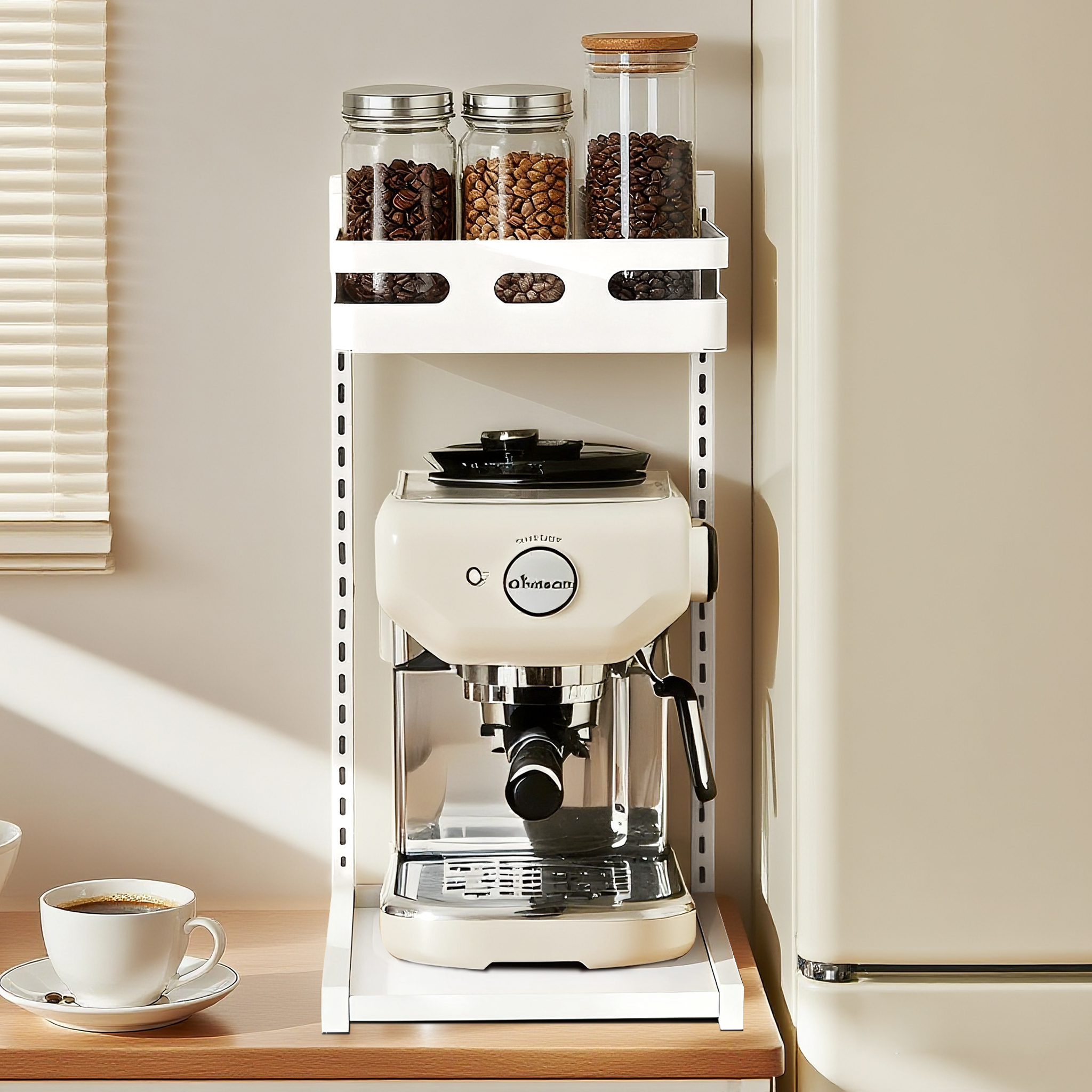 咖啡机置物架摆放台面小尺寸窄款