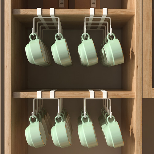 杯子收纳置物架水杯咖啡杯悬挂架