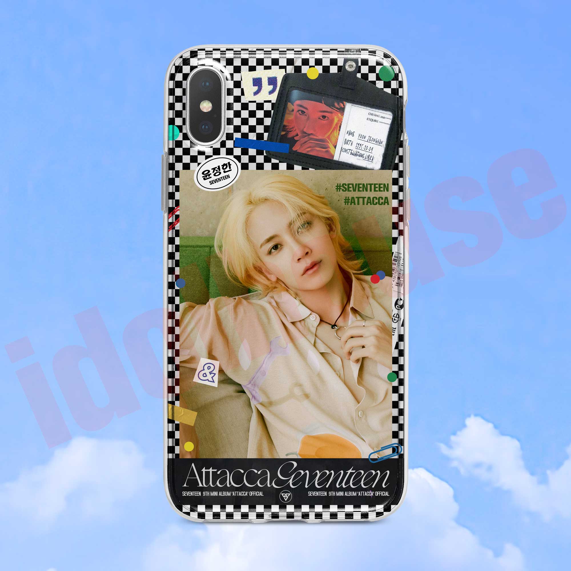 尹净汉透明黑色磨砂手机壳 适用苹果12 华为p40 小米10