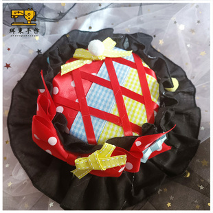 珥东手作Lolita昭和万花筒小礼帽lo娘头饰洛丽塔裙配小物呲甜发饰