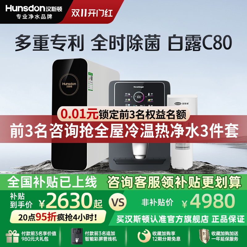 汉斯顿0阻垢剂家用直饮净水器