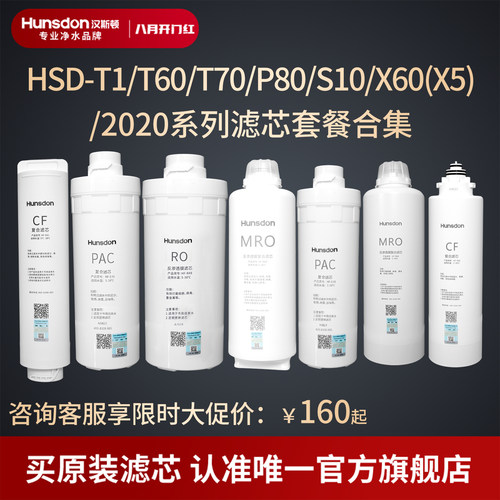 汉斯顿净水器家用直饮X60P80滤芯