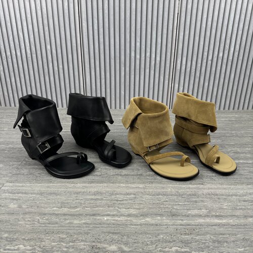 低跟露趾短筒凉靴套筒时尚女靴潮