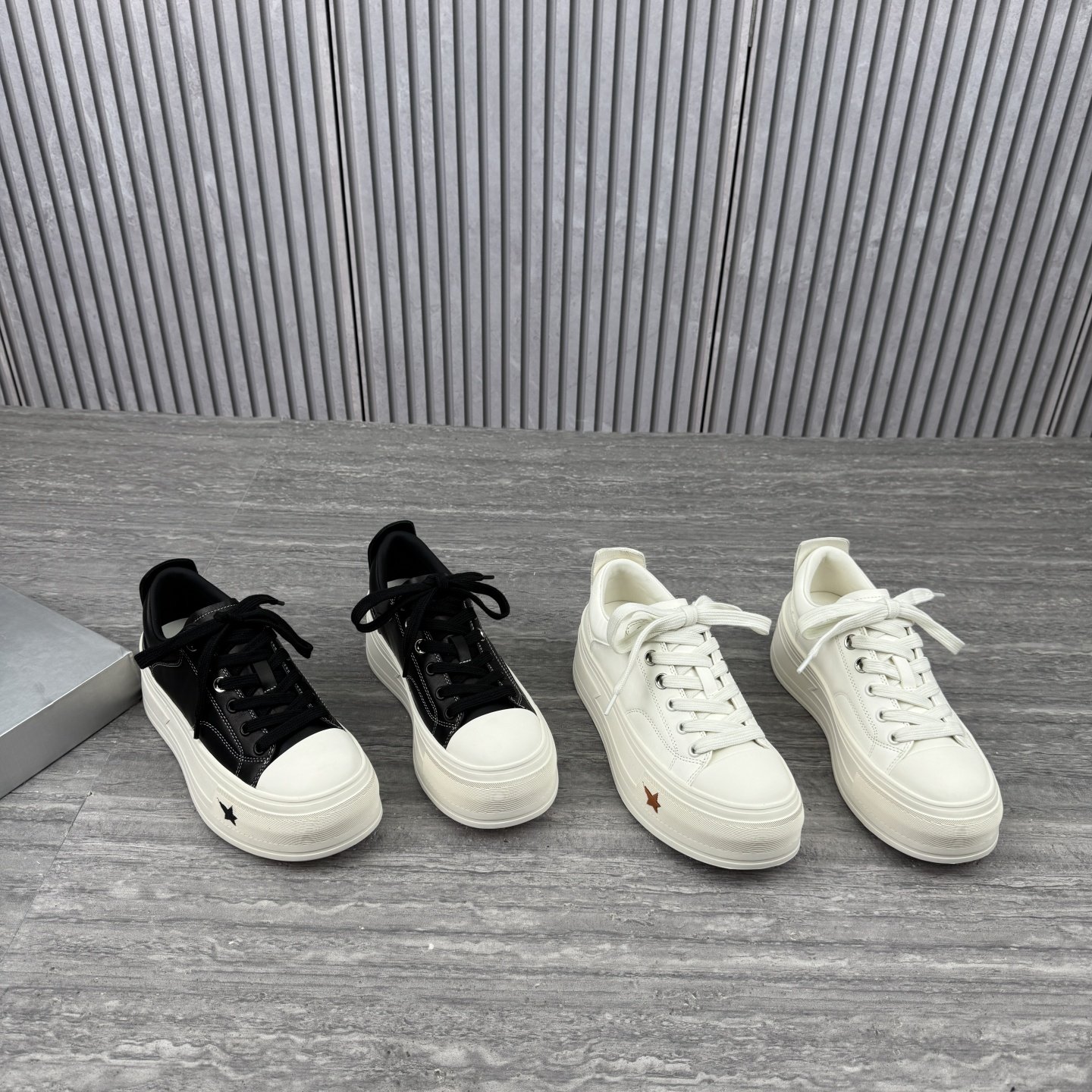 欧洲站2026春季新款欧货圆头厚底百搭板鞋真皮系带增高休闲鞋女鞋,女鞋,休闲板鞋,淘宝优惠券,粉丝福利购,淘宝优惠卷