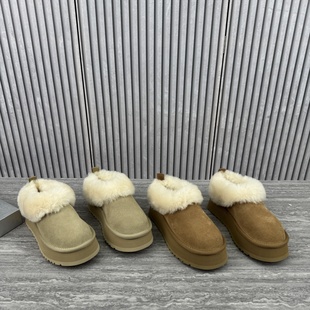 乐魔欧货欧洲站2025冬新款欧货厚底增高棉靴保暖加绒加厚雪地靴女