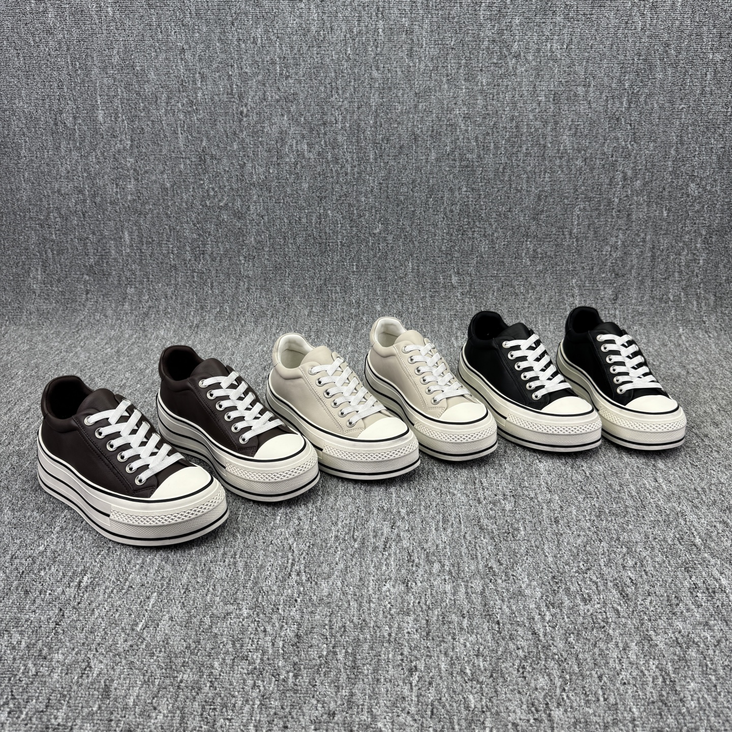 板鞋增高厚底真皮百搭休闲鞋女鞋