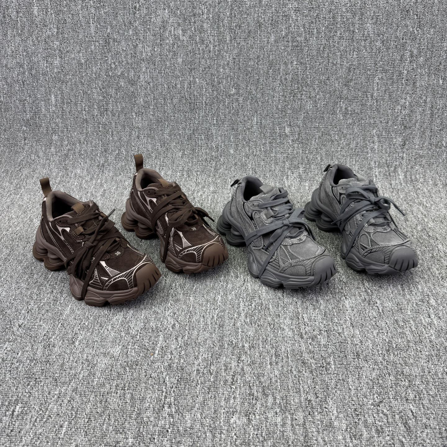 乐魔厚底增高老爹鞋时尚运动鞋女