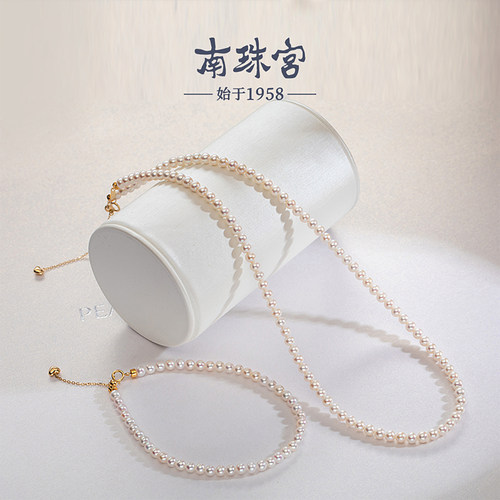 南珠宫淡水珍珠项链仙女链