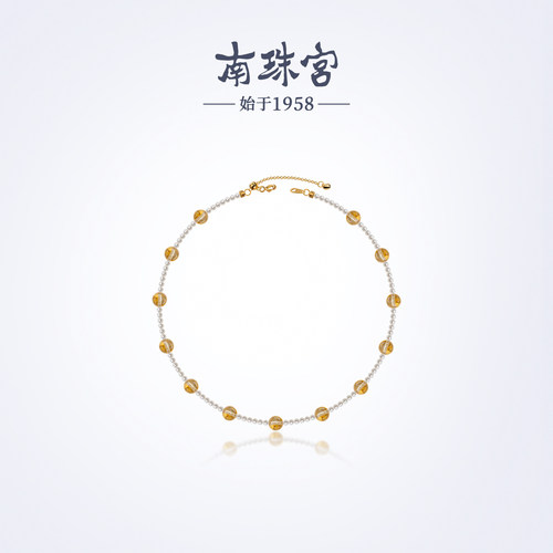 南珠宫淡水珍珠项链优雅日常百搭通勤生日礼物送老婆C-CJX186SD-J