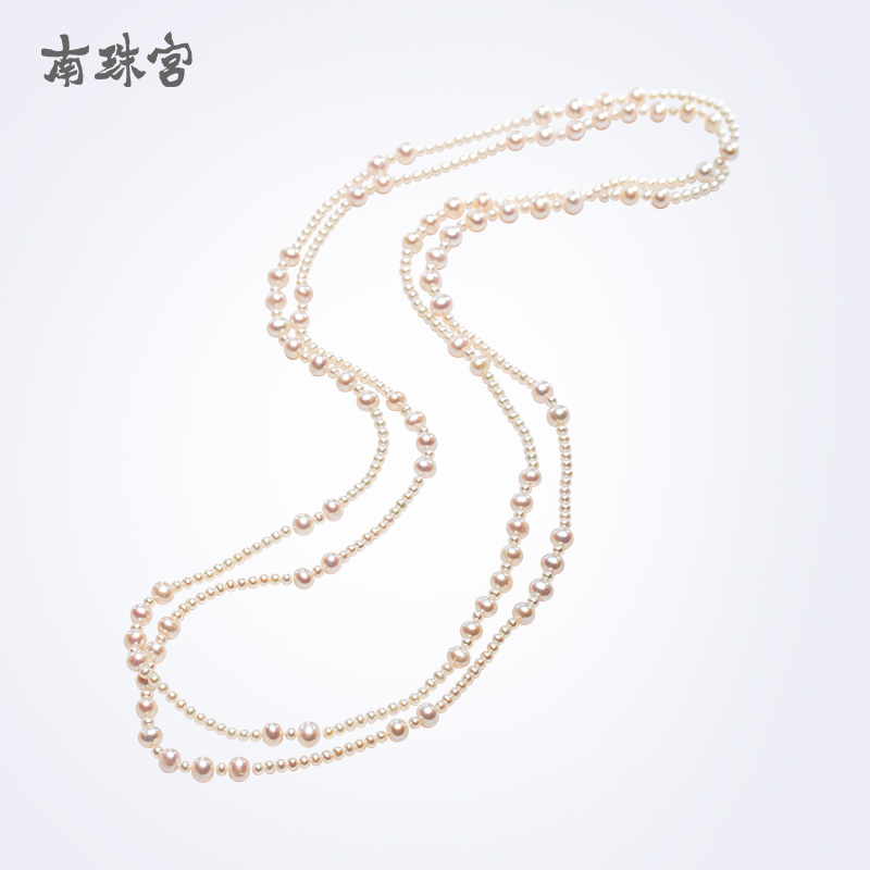 南珠宫职场搭配休闲长淡水珍珠