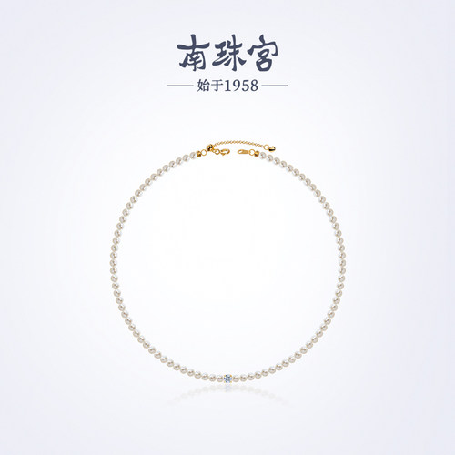 南珠宫小米珠淡水珍珠项链