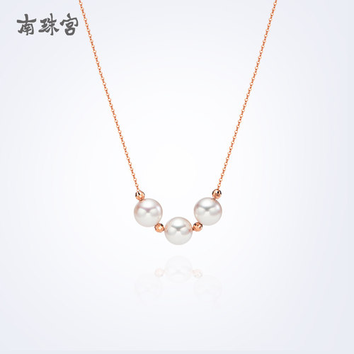 南珠宫18K金路路通玫瑰正品女款