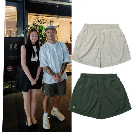 现货MADNESS LOGO TECH SHORTS 15” 5寸尼龙刺绣短裤 26SS