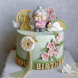 不记名花朵翻糖巧克力硅胶模具中式樱花云朵蛋糕滴胶香薰黏土磨具