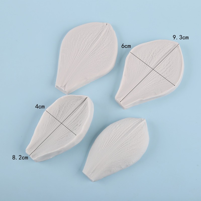 硅胶荷花玉兰翻糖蜡烛蜜蜡花压模