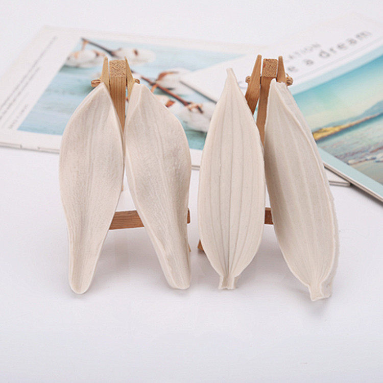 烘焙翻糖硅胶模 百合花 花瓣 叶子硅胶纹理压模 一对翻糖蛋糕工具