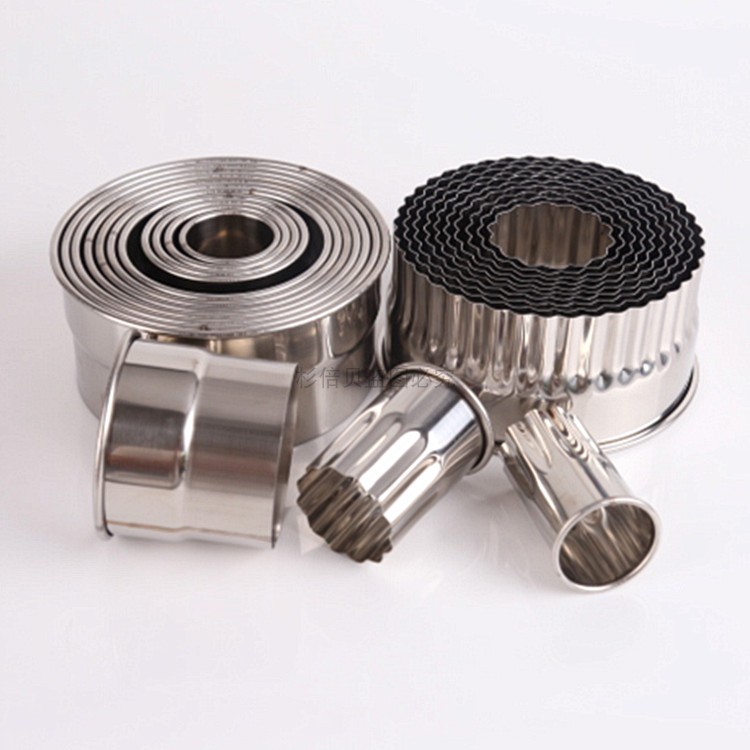 加厚款不锈钢牙级光级波纹切模