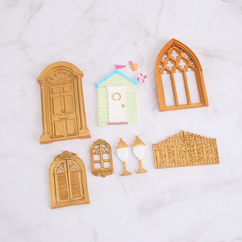 窗户大门路灯拉花铁门硅胶模具