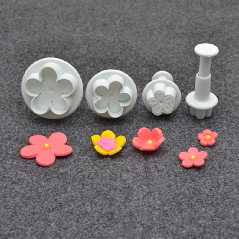 大号梅花翻糖蛋糕面塑馒头软陶切