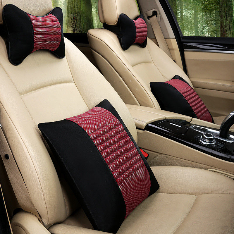 汽车头枕抱枕颈枕腰靠枕四件套2019款别克阅朗君越君威英朗GT威朗