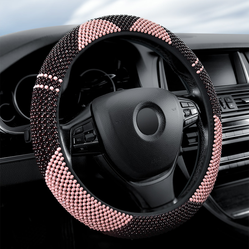 新宝骏RM5方向盘套RS3 RC6 RS5 RC5夏季木珠汽车把套四季通用型女