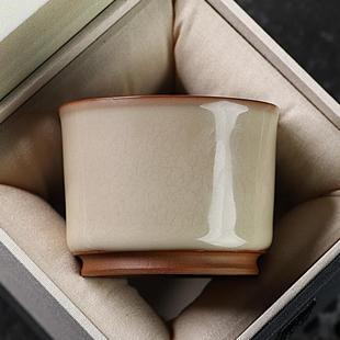 凝香阁 品茗单杯 青瓷猪油冻容天主人杯 家用陶瓷功夫茶具简约中式