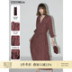 COCOBELLA重工压褶炒色长袖 连衣裙系带衬衫 裙吊带裙两件套FR0019