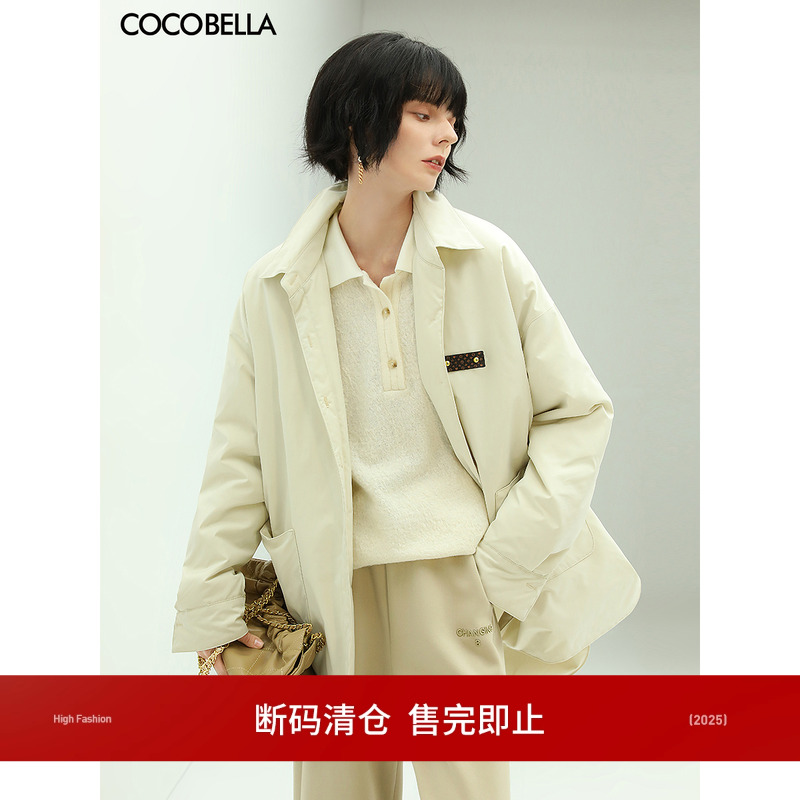COCOBELLA衬衫式轻型棉服