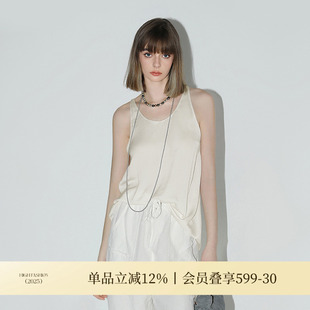 COCOBELLA丝光质感肌理缎面背心夏丝滑可外穿混搭吊带VT0003