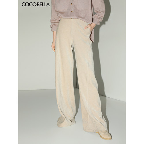 COCOBELLA女士纹理直筒长裤