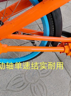 24寸传动轴共享实心胎自行车成人青少年学生男款女款单车通勤轻便