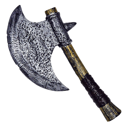 万圣节鬼节COSPLAY武器配饰派对舞台表演道具38CM长斧头 13197