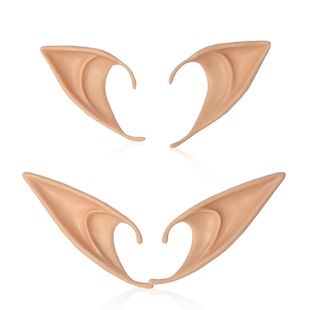 万圣节道具饰品cos精灵耳朵假耳朵天使长耳朵与尖耳仿真直播义耳