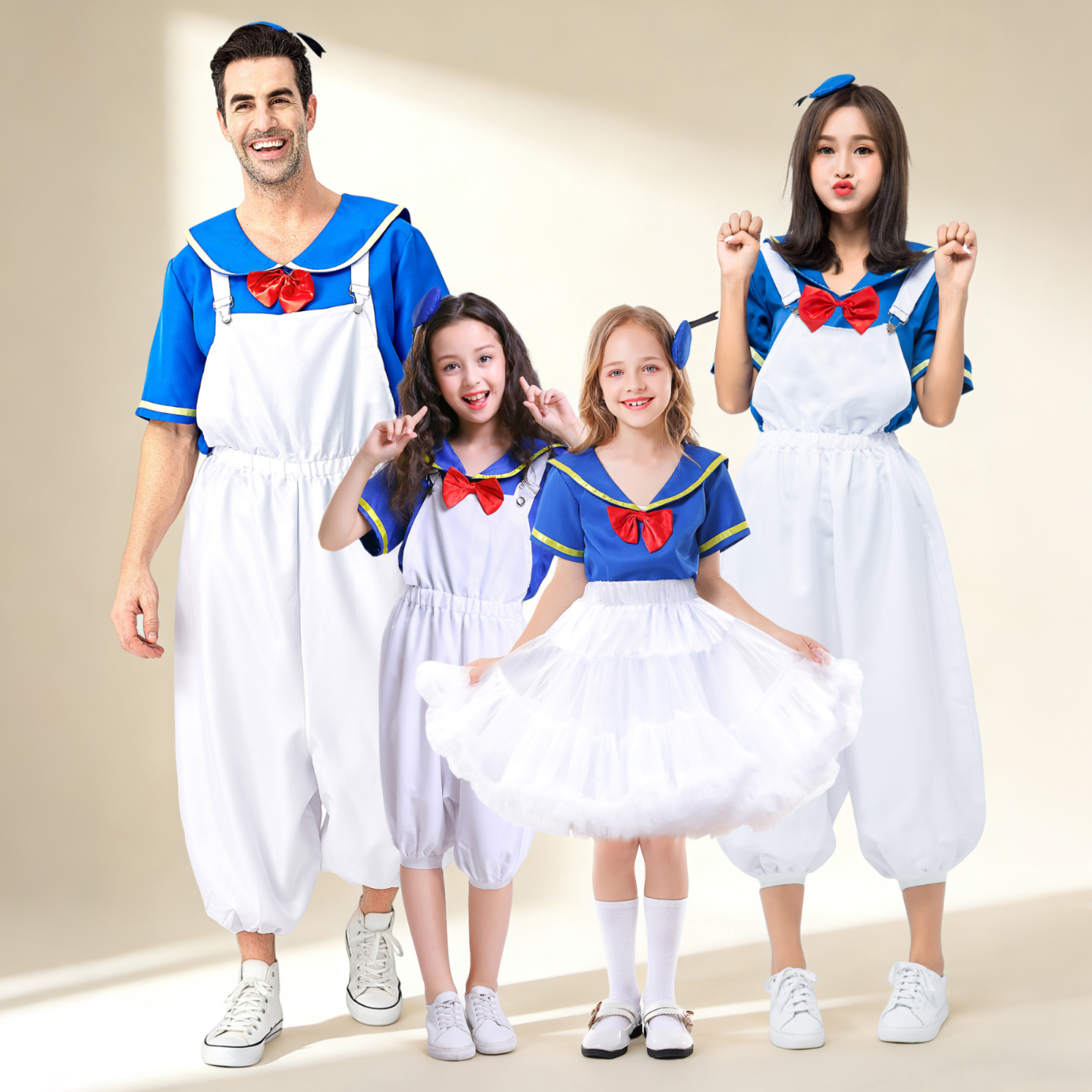 万圣节亲子装海军领水手服