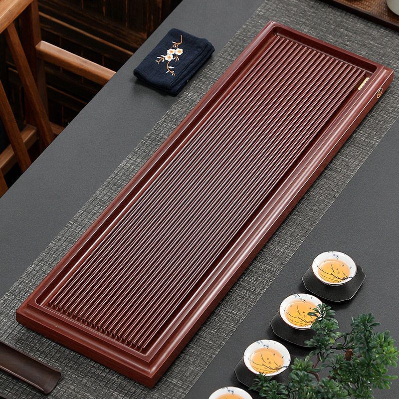 风琴32支德国电木茶盘家用整块实木干泡茶台台湾电木茶海功夫茶具