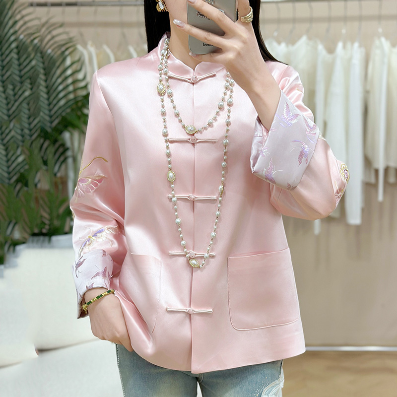 新中式复古国风重工刺绣唐装外套