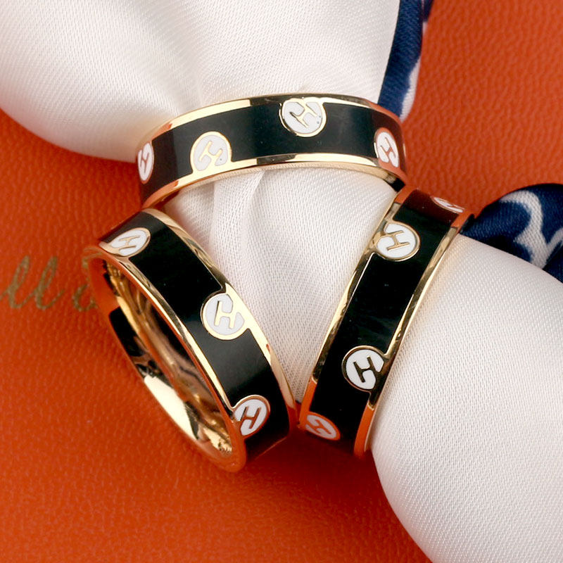 法式优雅高档围巾系扣配饰奢华珐琅三环丝巾扣大方巾打结百搭披肩