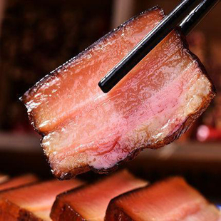 湖北长阳土家特产烟熏腊肉柴火腊肉腊五花500g真空包装 包邮