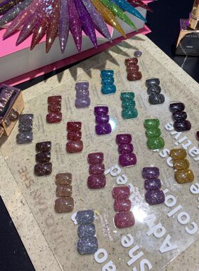 20色碎钻派对甲油胶小套装爆闪反光碎钻