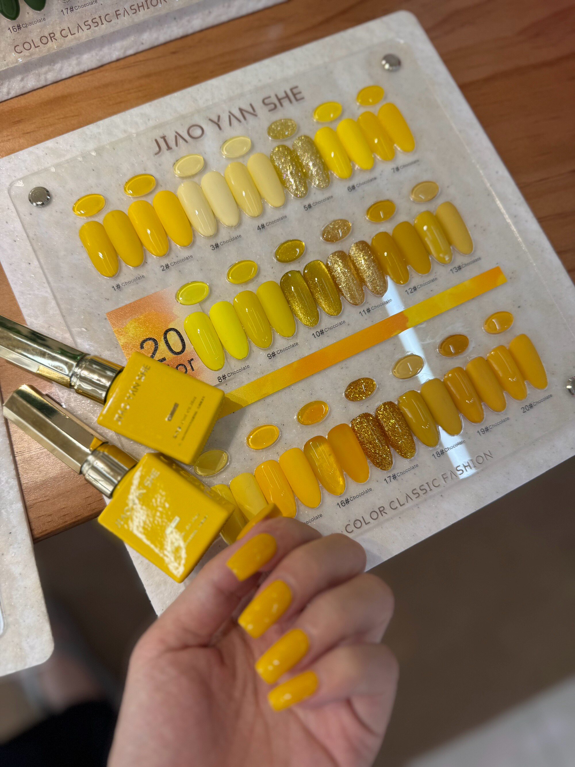 JIAOYANSHE胶研社 20色金色沙滩 姜黄色系列