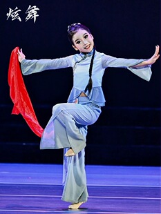 新款定制胶州秧歌演出剧目服听过去的故事女艺考中国风练习舞蹈服