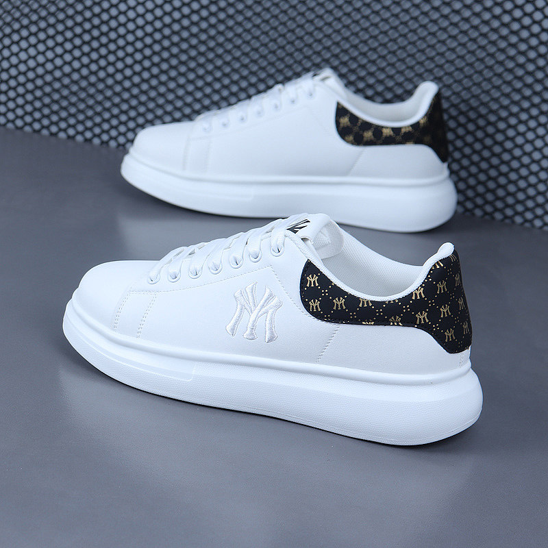 韩版轻奢男女款刺绣字母小白板鞋