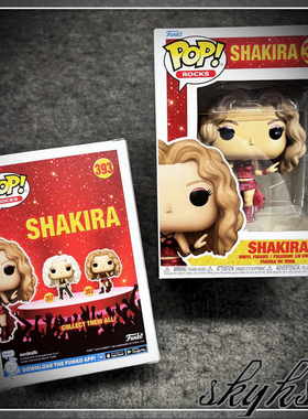 Funko Pop Shakira 夏奇拉超级碗造型闪亮人偶  丰高潮玩手办